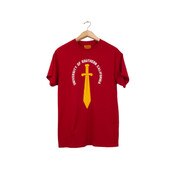USC Trojans Heritage Cardinal University Spellout Sword T-shirt